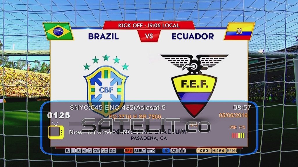 SALAH satu channel FEED yang menyiarkan Copa América Centenario.