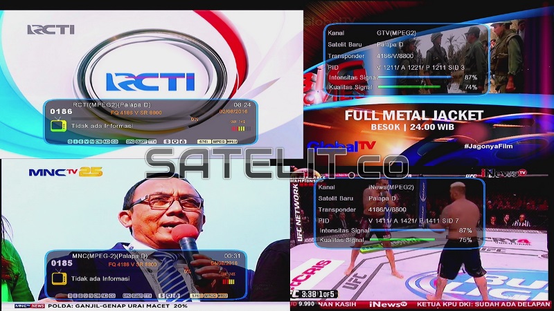 Cara Mendapatkan Siaran RCTI Global TV dan MNCTV yang Hilang