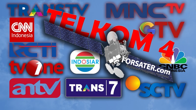 Daftar Siaran Televisi di Satelit Telkom 4