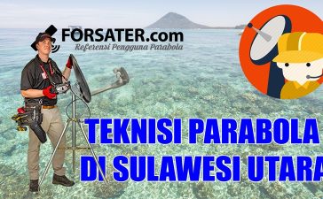 Teknisi Parabola di Sulawesi Utara