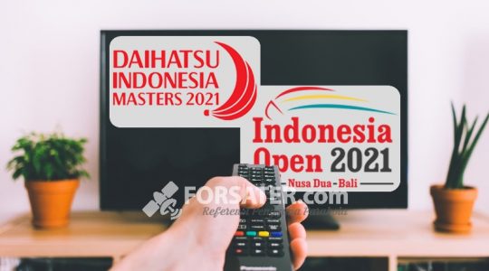Siaran TV siarkan Indonesia Masters 2021 dan Indonesia Open 2021.